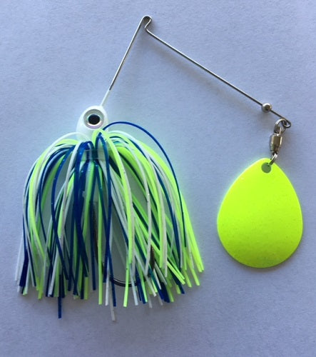 Molix Muscle Ant Spinnerbait 3/8 Oz Dw Col. White Chartreuse